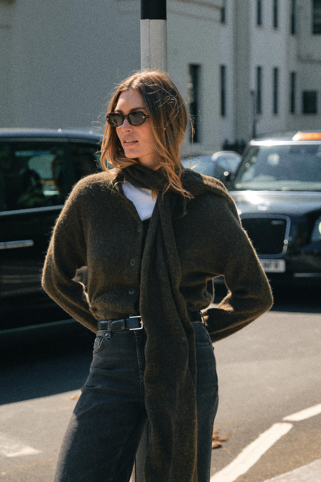 Mape strikcardigan - Rosin